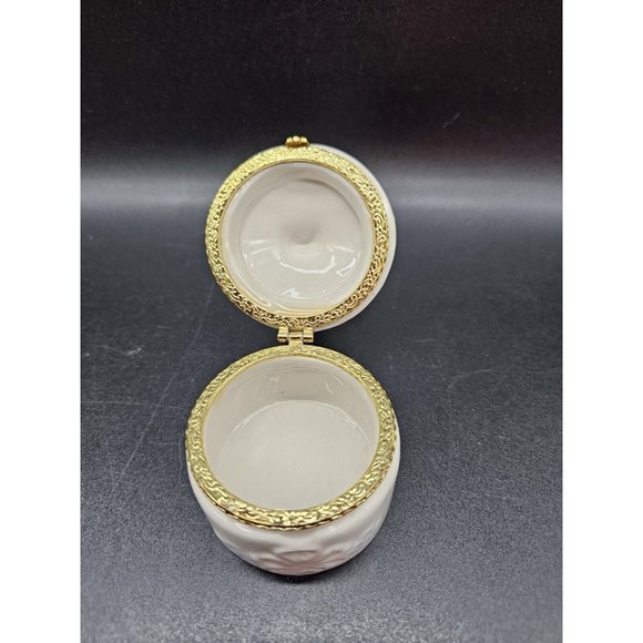 Greenbrier International Cross Trinket Box Magnetic Closure Pastel Colors Easter - Picture 9 of 11